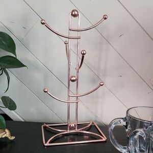 Copper Plated Cup / Mug Tree free standing  Tree Stand